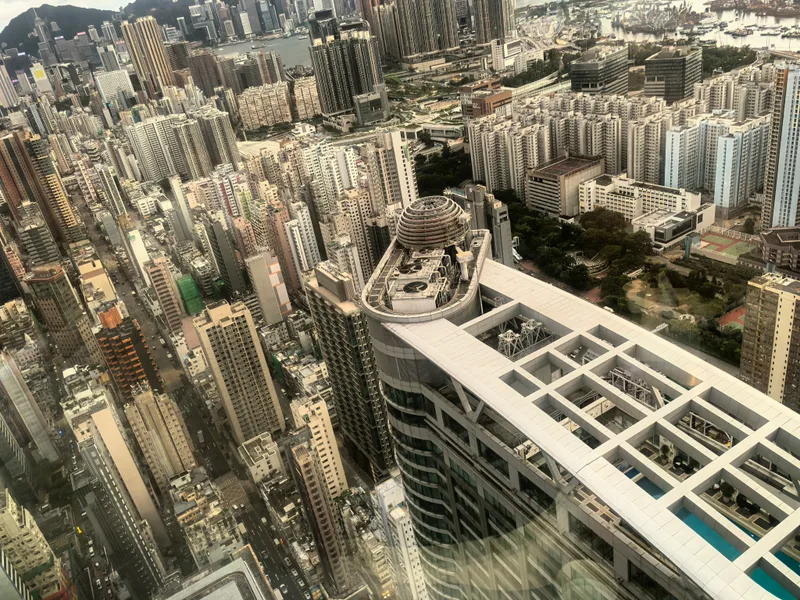 香港城市鸟瞰图
