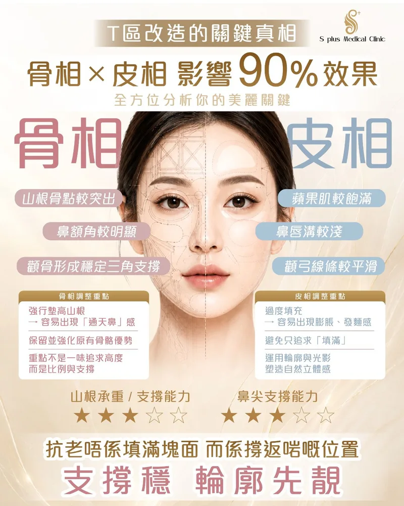 医美骨相皮相分析图