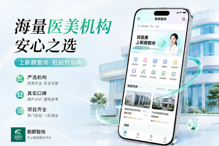 医美APP手机界面