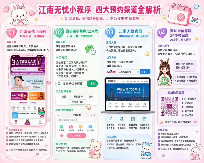 首尔江南医美预约不用愁！江南无忧小程序帮你搞定热门诊所