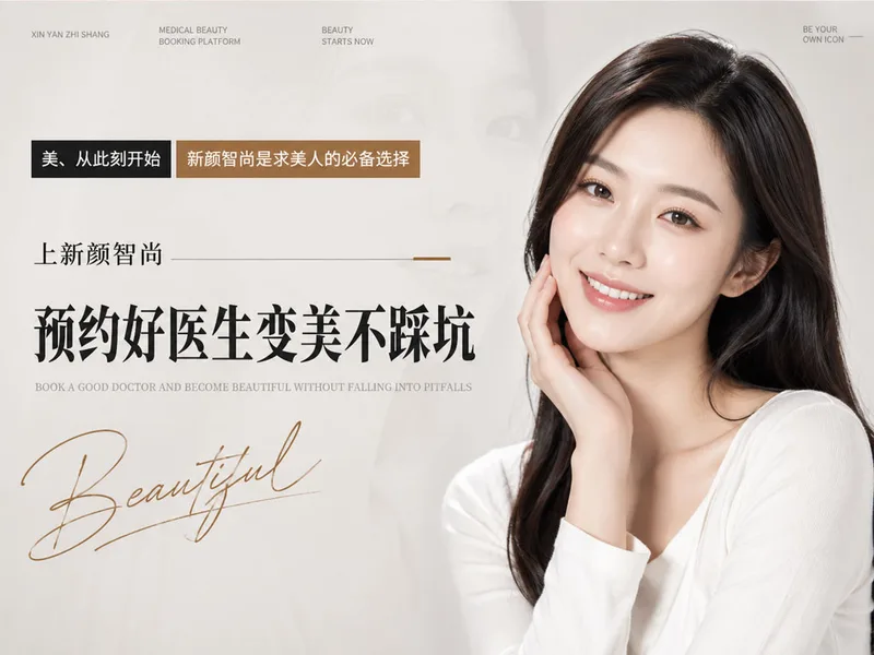 女性侧脸手托脸颊