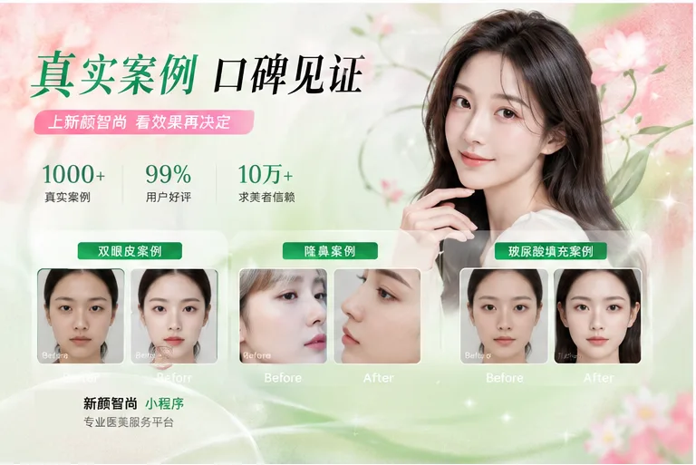 医美前后对比图