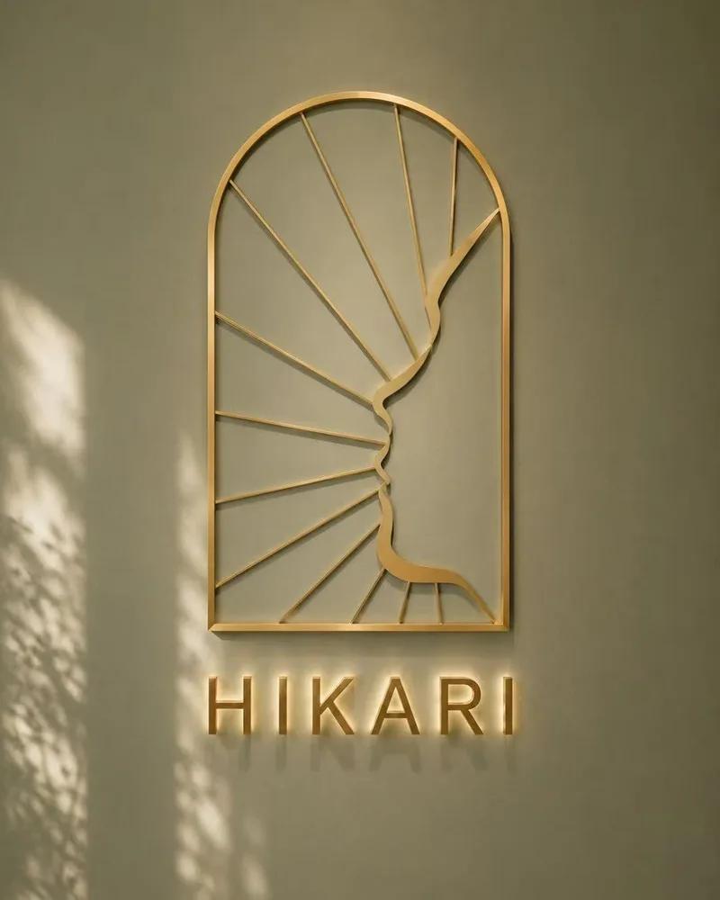 金色Hikari品牌标识