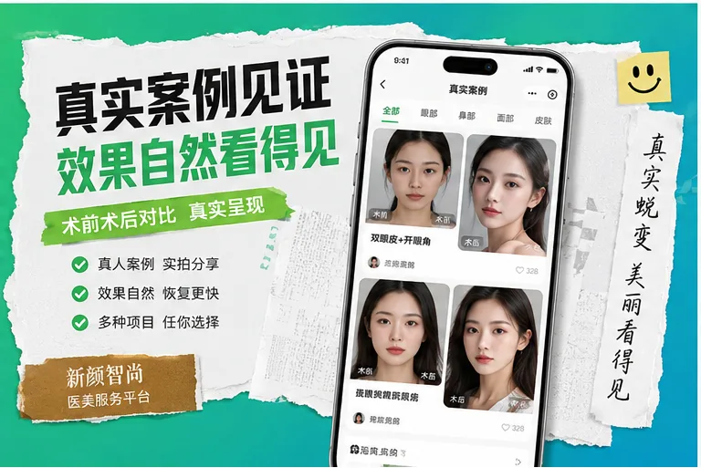 医美前后对比图