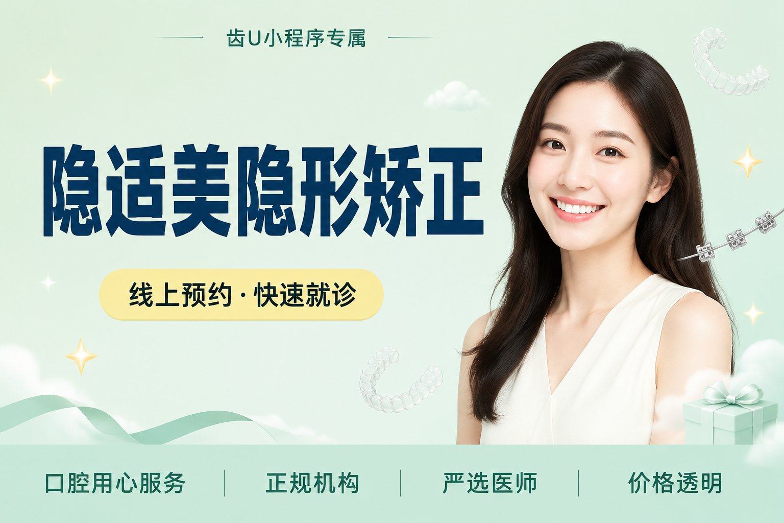 隐适美隐形矫正（简单病例）