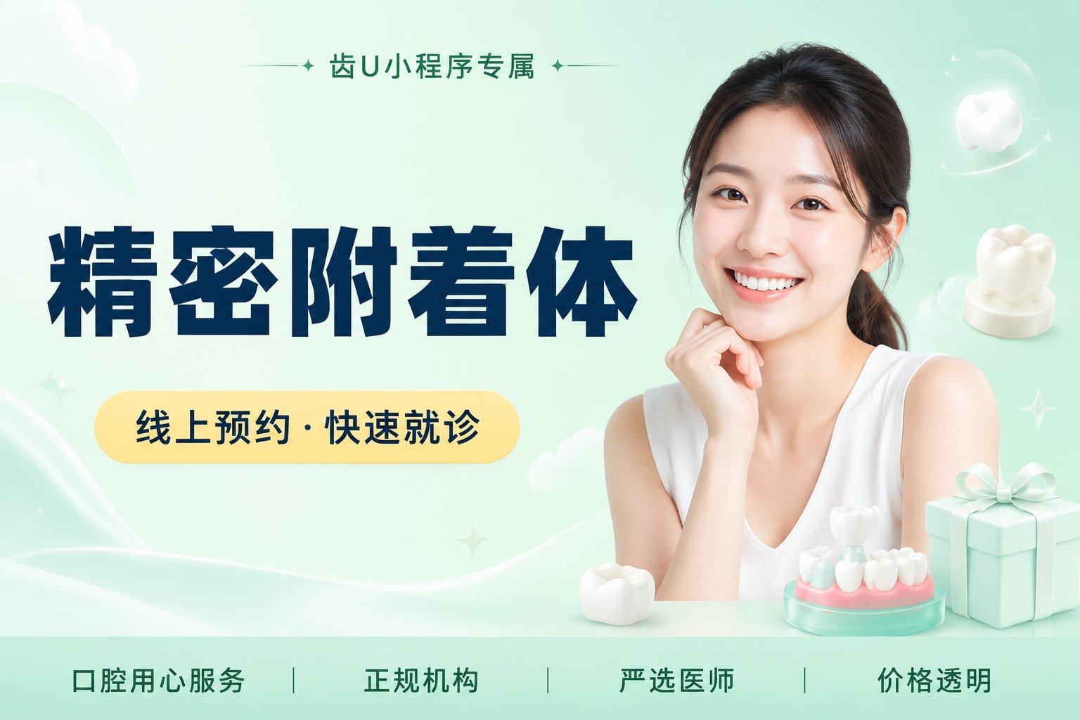 精密附着体