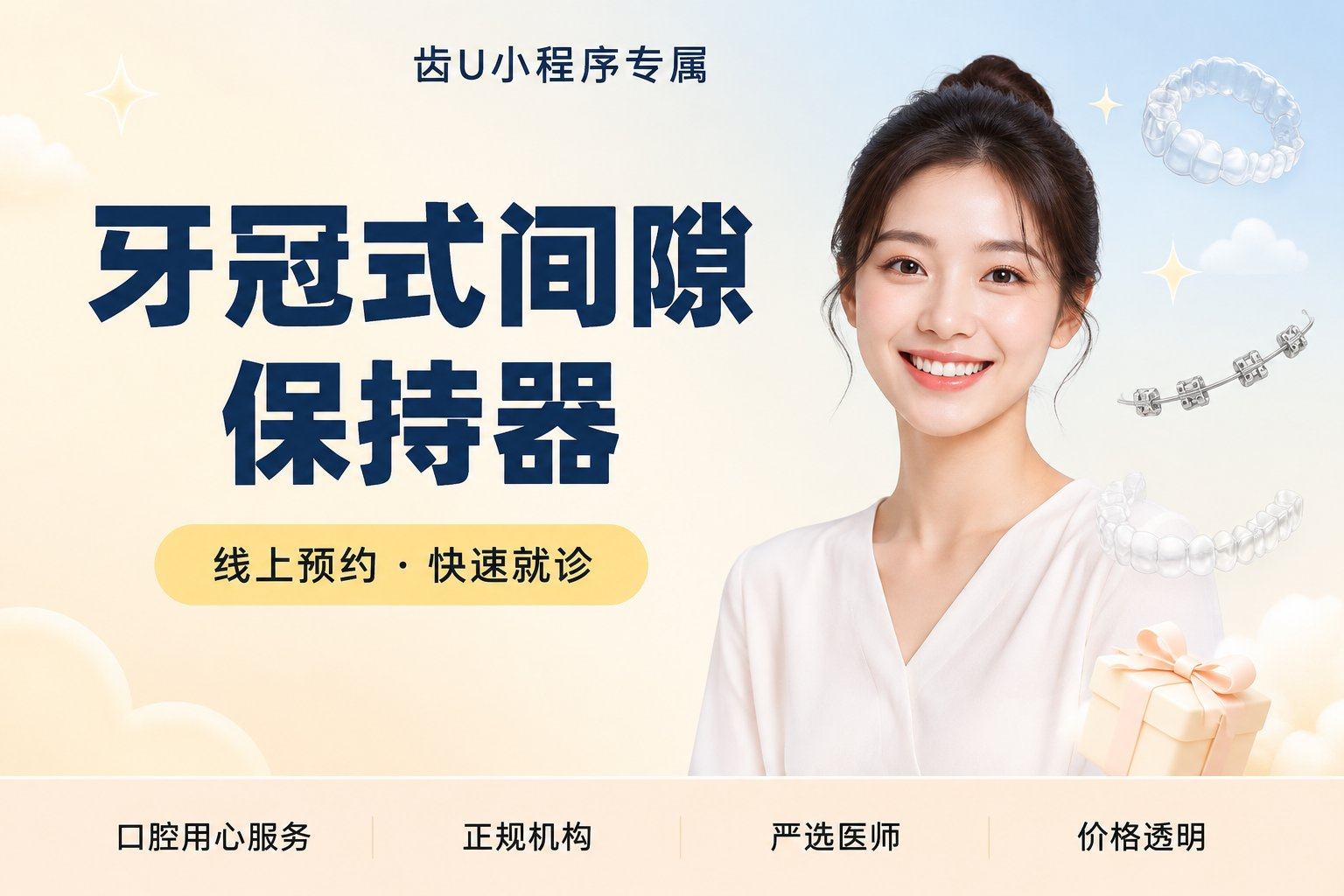 牙冠式间隙保持器