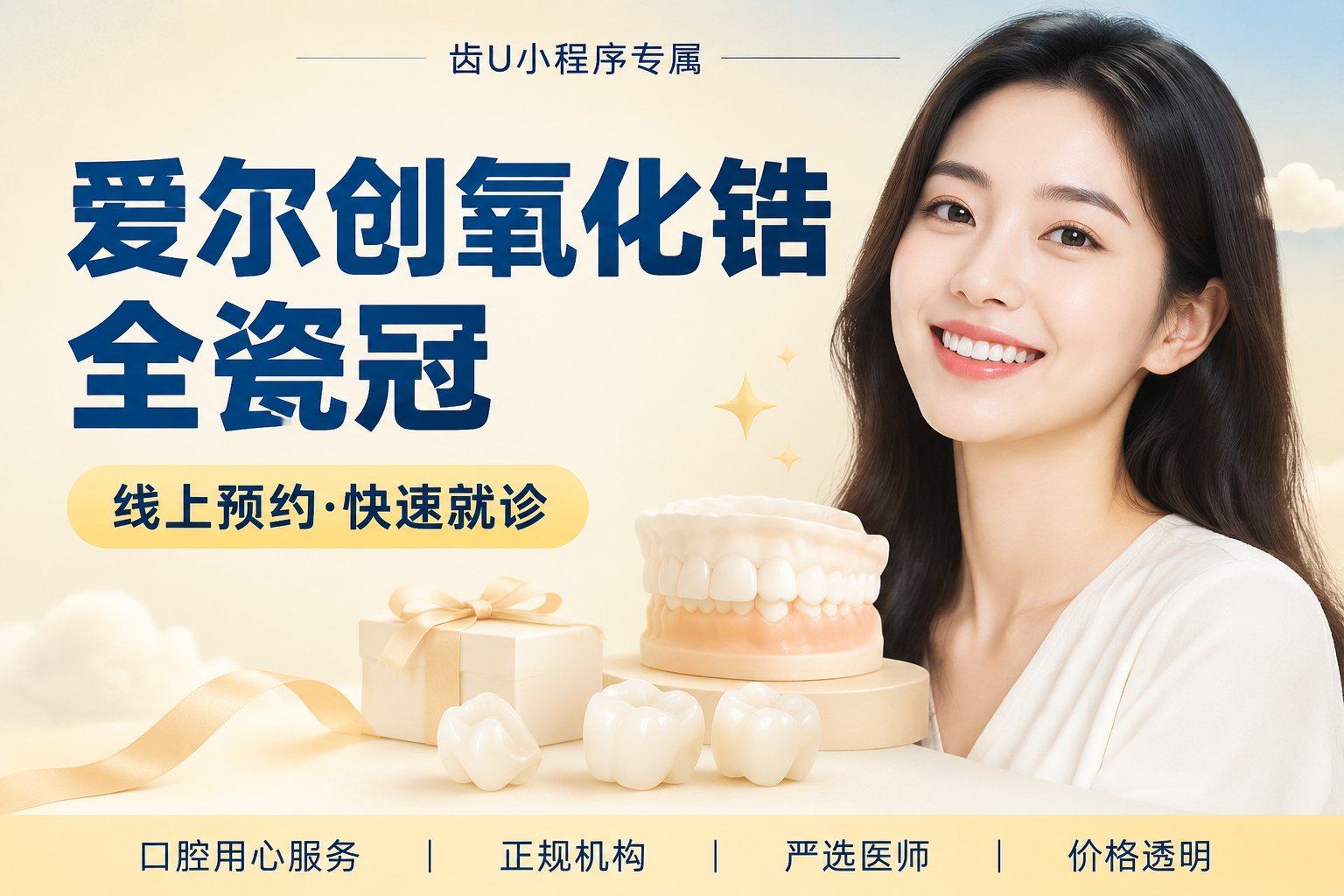爱尔创氧化锆全瓷冠