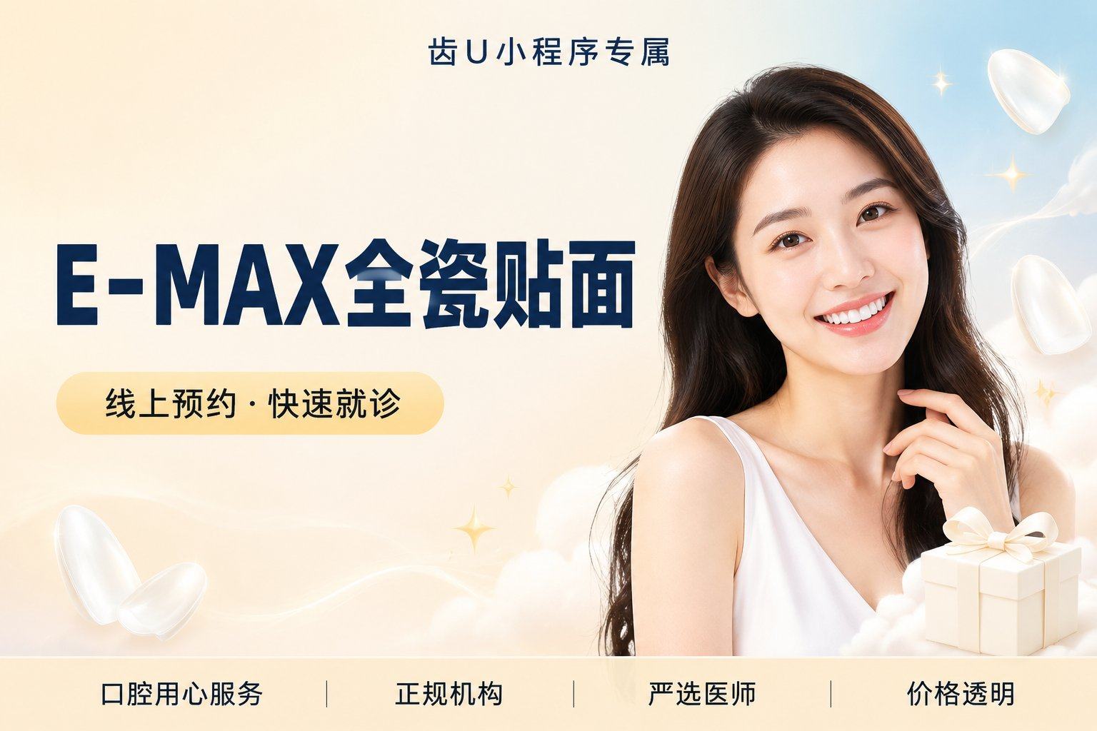 E-MAX全瓷贴面(单颗)
