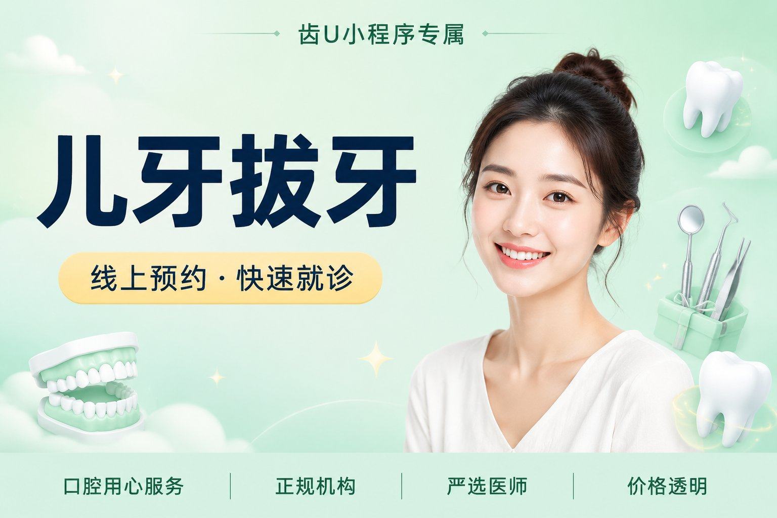 【儿牙拔牙】儿童口腔乳牙拔除