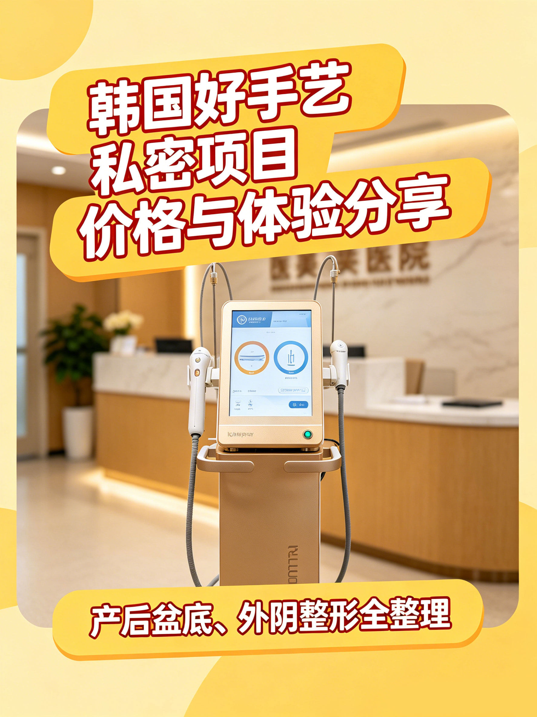 韩国好手艺私密项目价格与体验分享｜产后盆底、外阴整形全整理