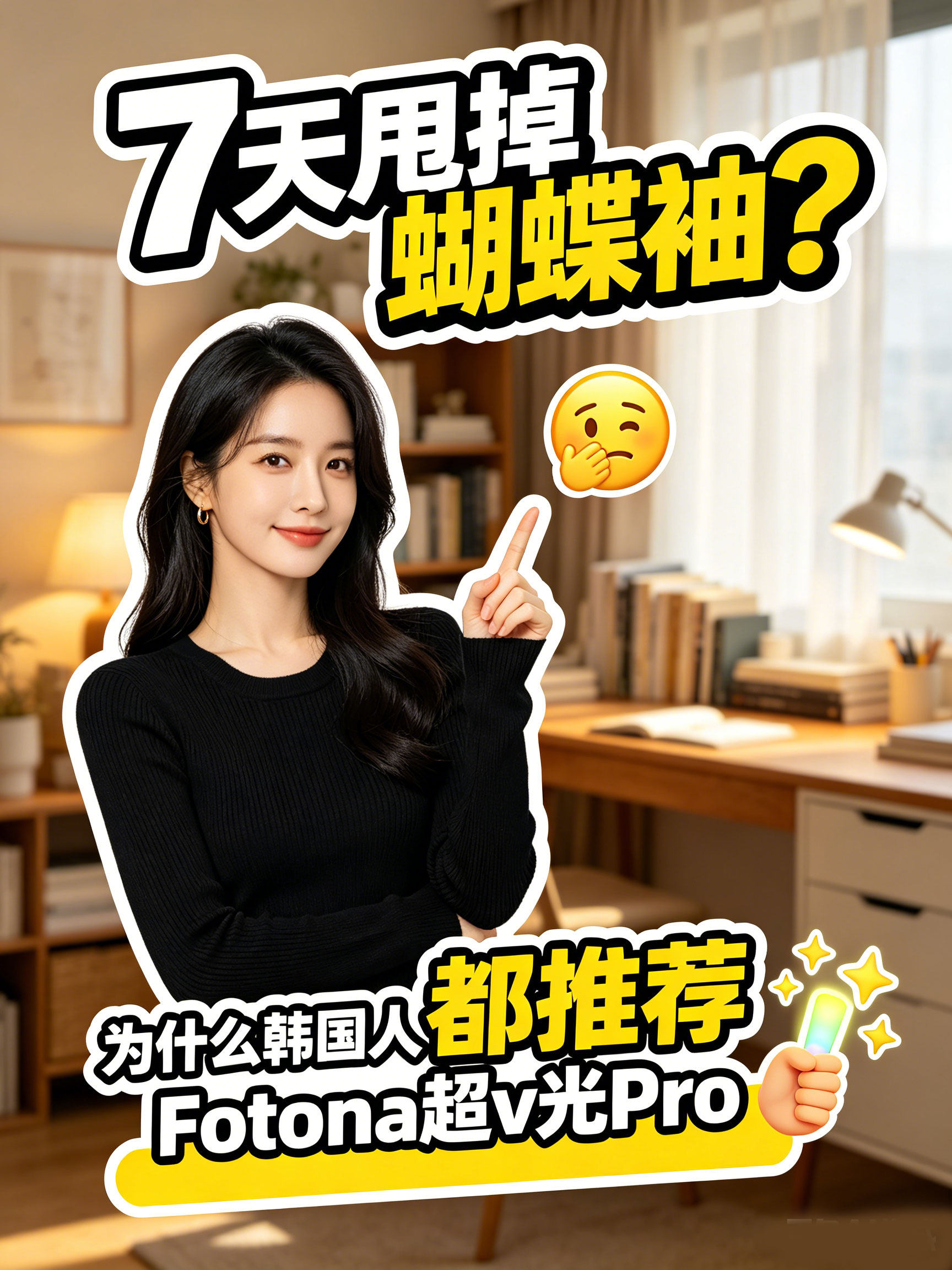 7天甩掉蝴蝶袖？為什麼韓國人都推薦fotona超v光pro？