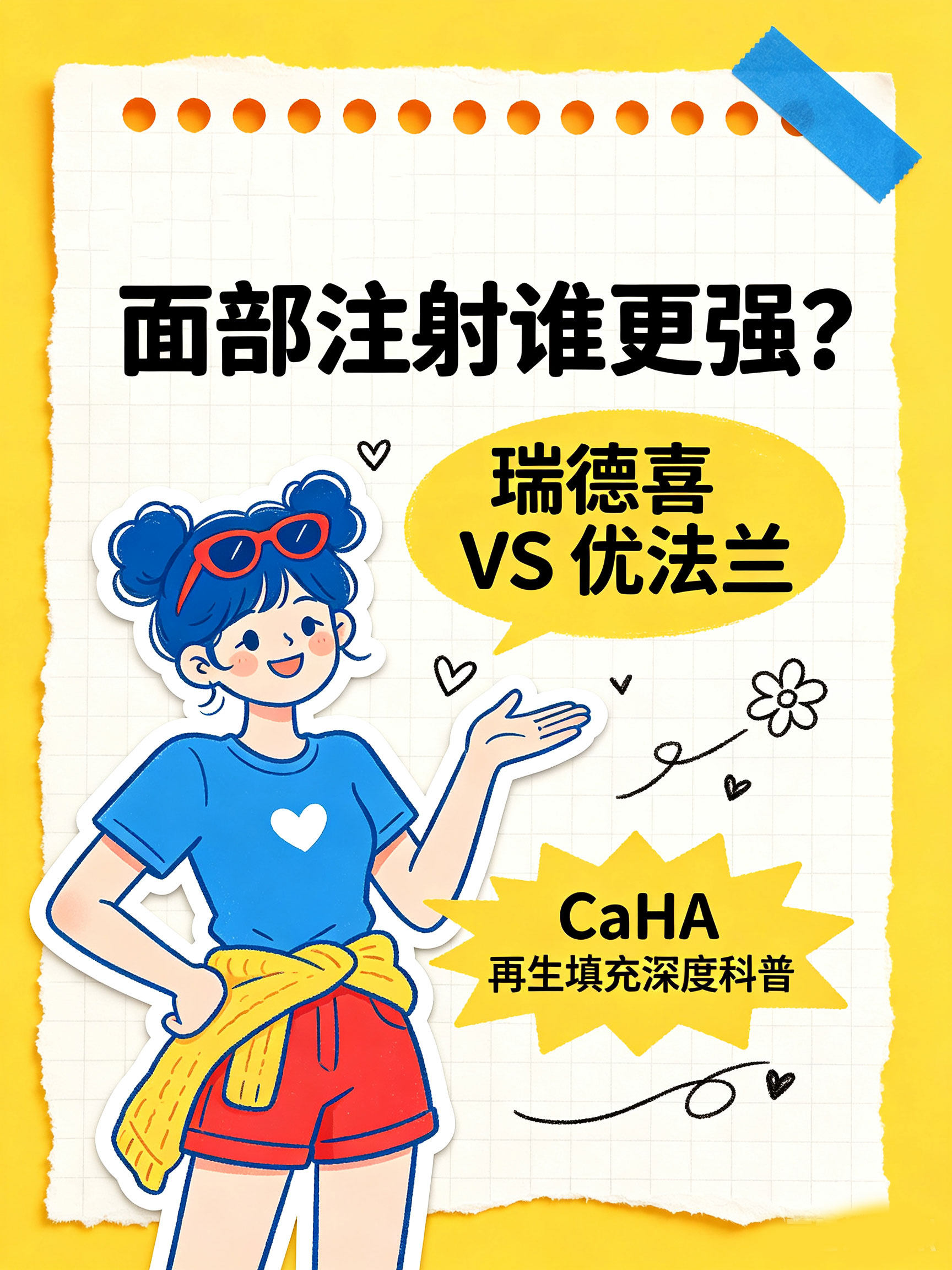 面部注射誰更強？瑞德喜 vs 優法蘭|caha 再生填充深度科普