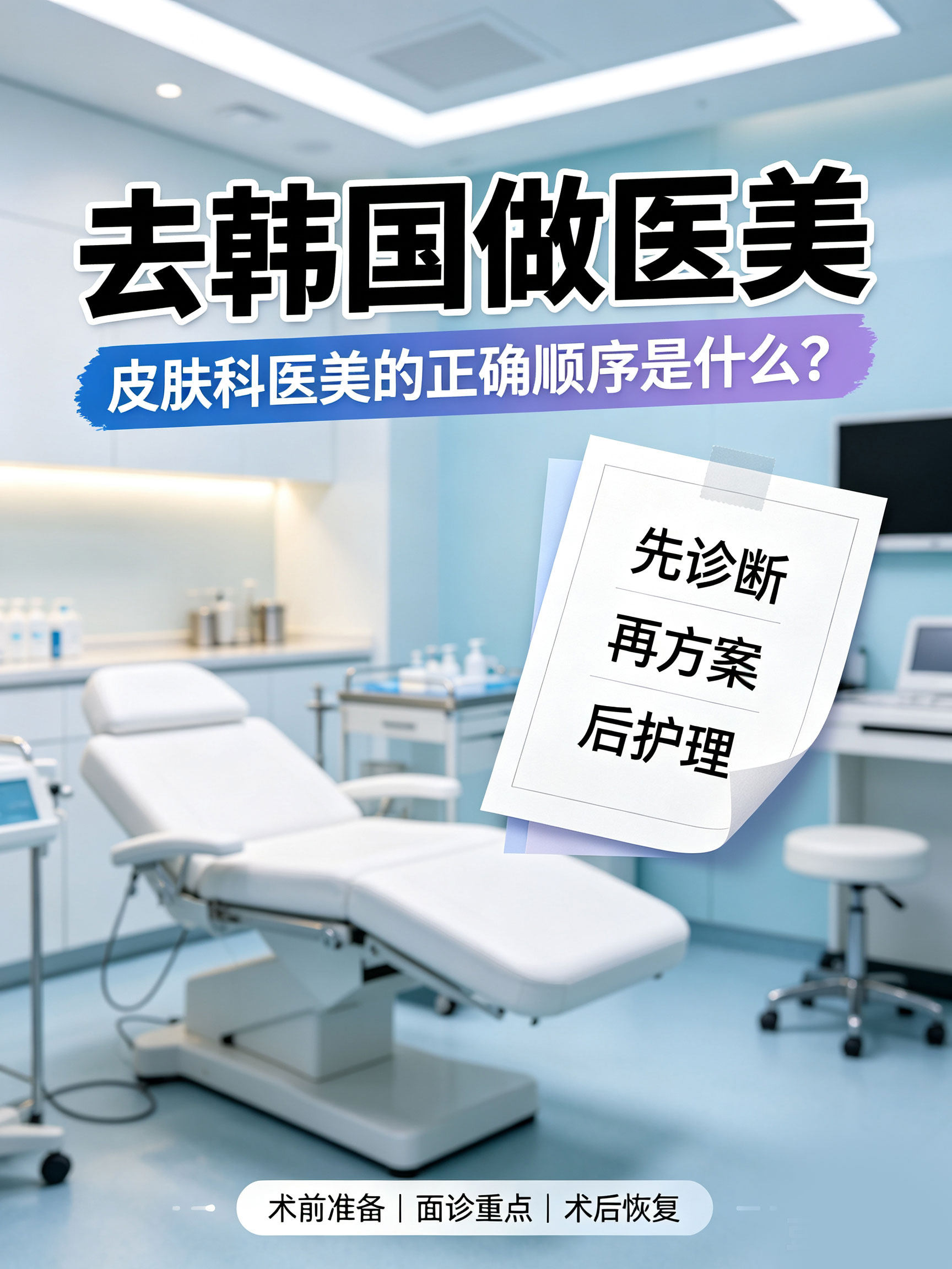去韩国做医美  皮肤科医美的正确顺序是什么？